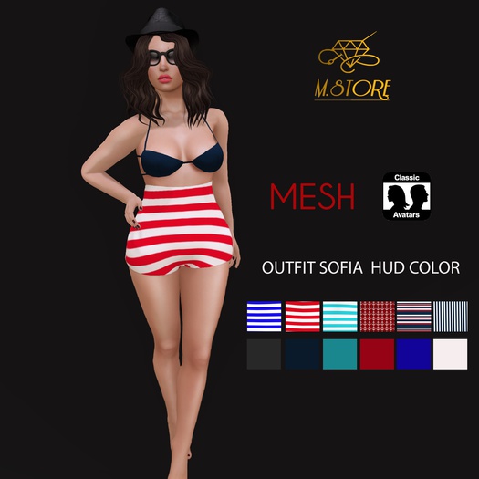 {M.STORE} OUTFIT SOFIA + HUD COLOR