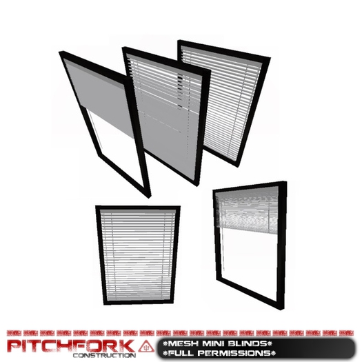 Pitchfork Mesh Mini Blinds Kit (Full Permissions)