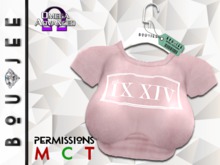 Boujee - IX.XIV Crop Tee (BLSH)