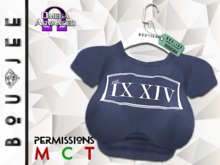 Boujee - IX.XIV Crop Tee (SPH)