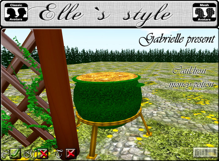 Elle`s style Cauldron money potion