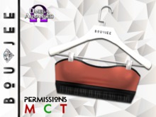 Boujee - IX.XIV Rih Strapless Top (ORNG) OMEGA