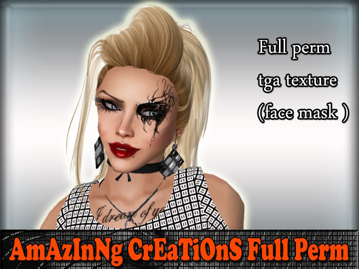 AmAzINg CrEaTiOnS   face tattoo tga texture  23