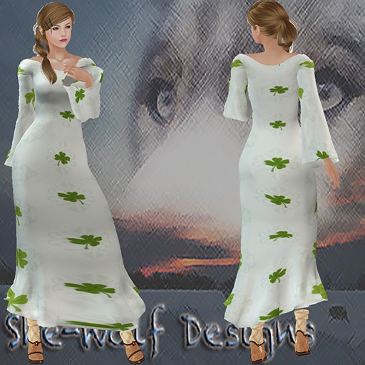 Petite St. Patrick's Day Dress - Shamrocks