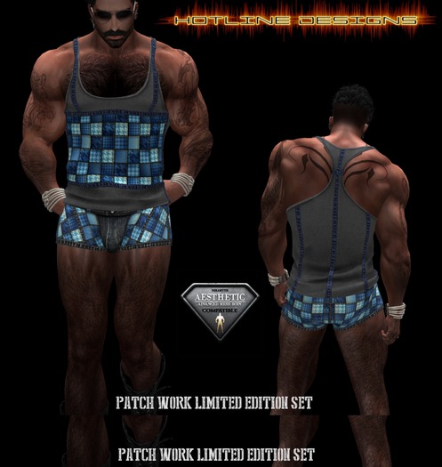 HOTLINE PATCH SPECIAL PRINT DENIM SET TWO (BOX)