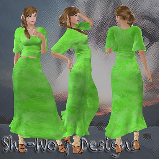 Petite St. Patrick's Day Skirt - Grass