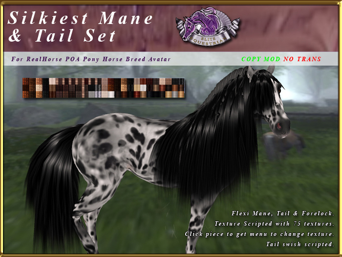 *E* RealHorse Silkiest Mane & Tail Set [BOXED] RHCB