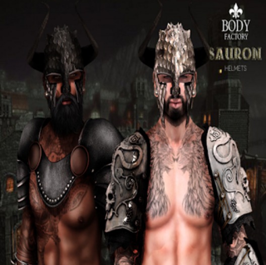 [BODY FACTORY] Sauron Helmet (White) RARE