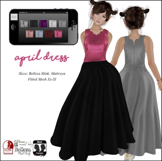 April Dress with hud