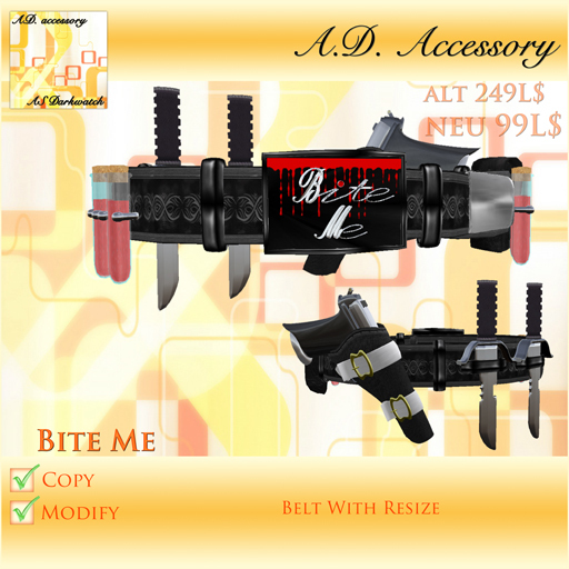 Belt Bite Me   / Unisex / Today 50%