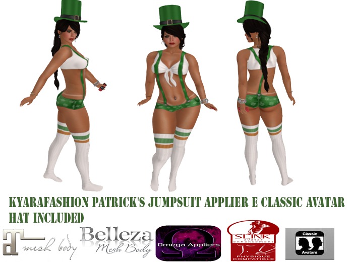 Kyarafashion Patrick's Jumpsuit Applier e Classic Avatar