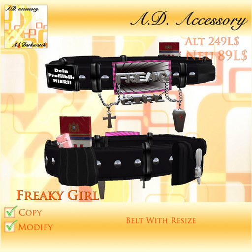 Belt Freaky Girl