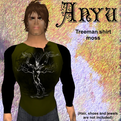 ANYU Treeman shirt moss