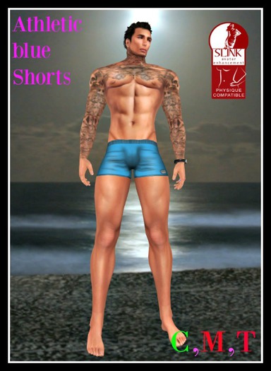 (LL) Athletic Blue Shorts (Slink) Boxed