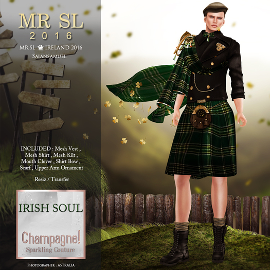 (C)IRISH SOUL From MR SL 2016 By CHAMPAGNE!sparkling couture