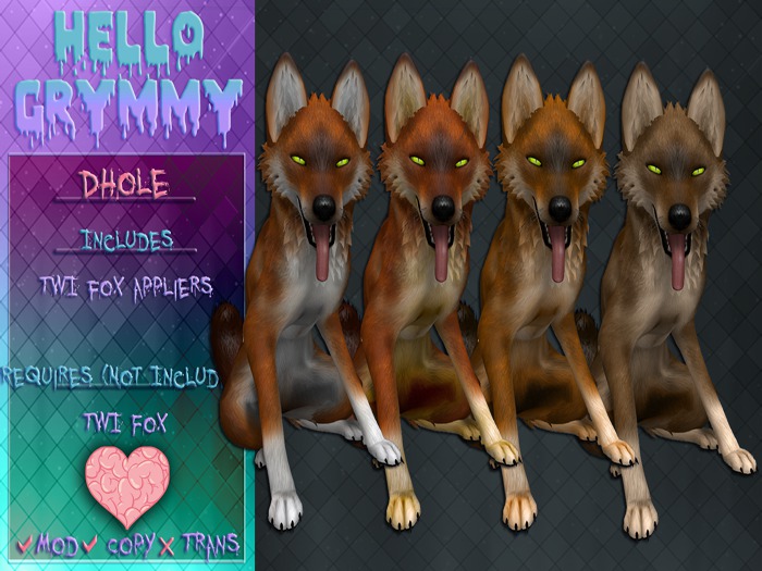 Hello Grymmy! TWI Dhole Fox Mod!