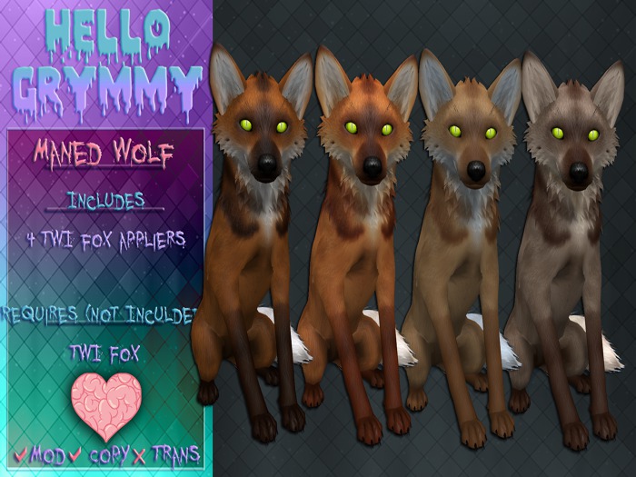 Hello Grymmy! TWI Dhole Fox Mod!