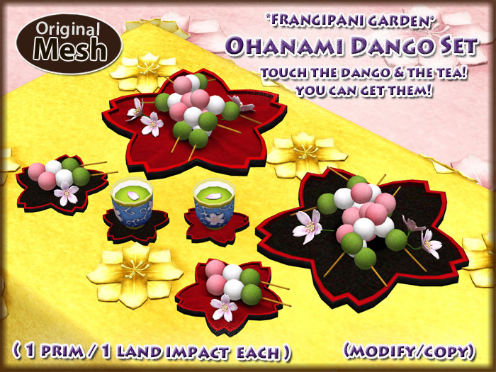 *FG* Ohanami Sweets Set {Ohanami Dango}
