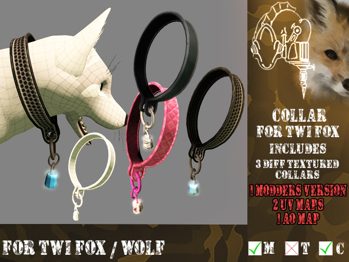 *CMFL* TWI Fox -COLLAR +modders edition (boxed)