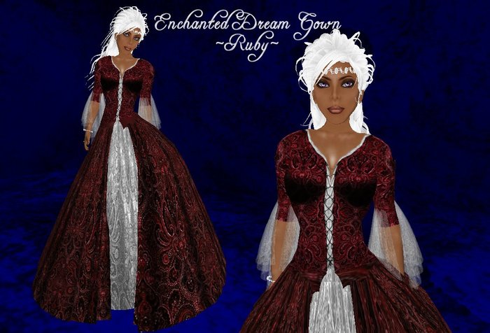 [K~*~S] Enchanted Dream - Gown - Ruby