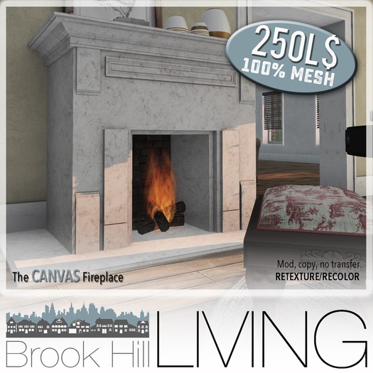 Brook Hill Living - The Canvas Fireplace