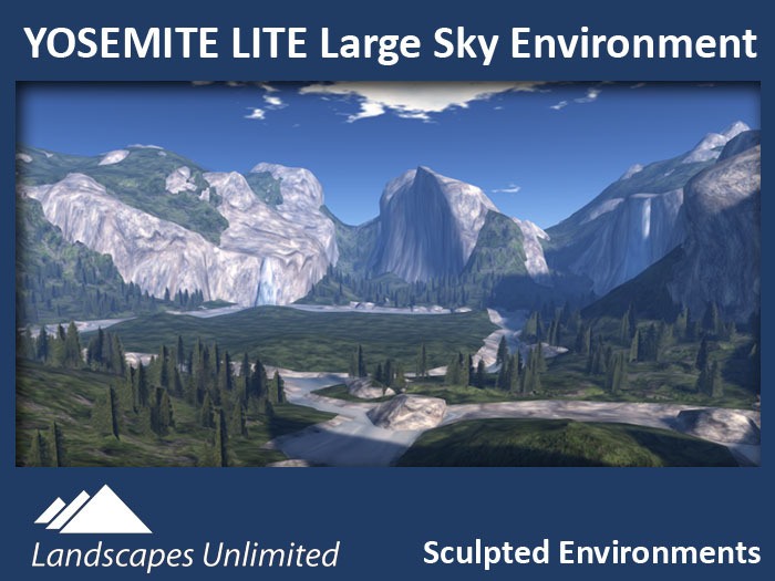 YOSEMITE LITE Large Skybox Environment 5.2