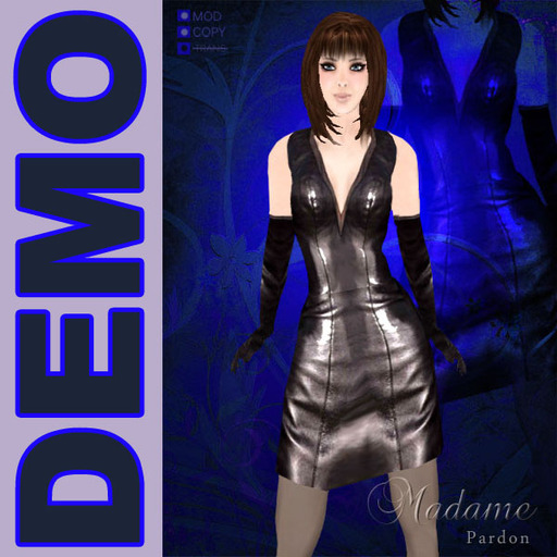 Madame Haute Couture - Pardon, leather dress DEMO