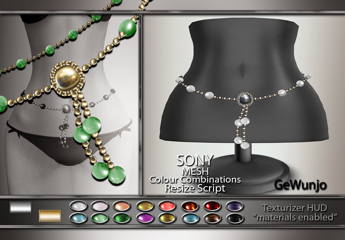 GeWunjo : SONY belly chain