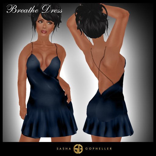 -SG- Breathe Dress Indigo