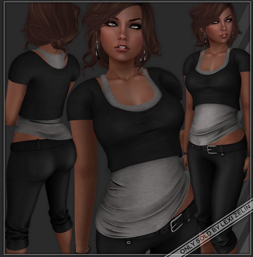 AngelRED - FULL PERM Mesh Akira Tank Top [DEMO]