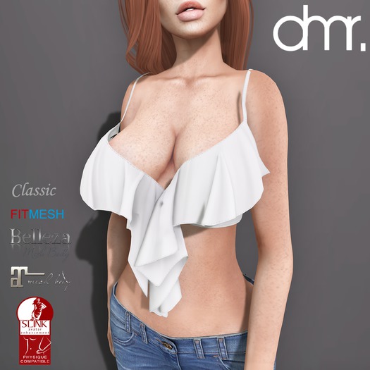[DR] Mini Top lace White BCa::Mesh::