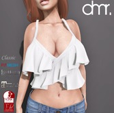 [DR] Mini Top Bec White::Mesh::