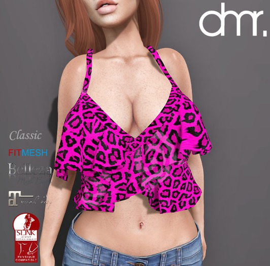 [DR] Mini Top Bec Jaguar Pink ::Mesh::