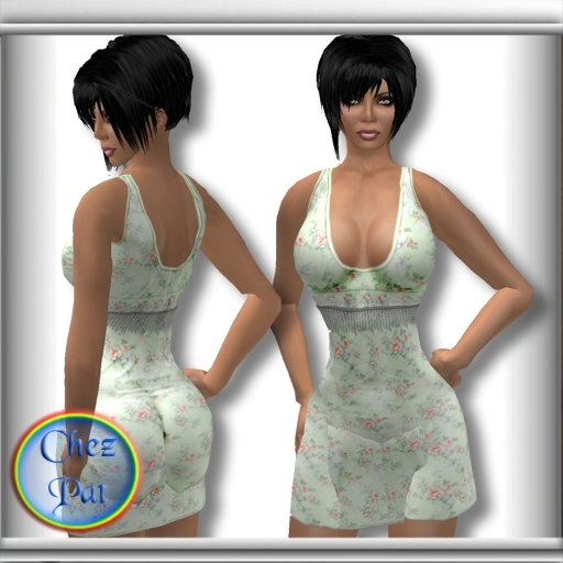 Flower Sundress Green