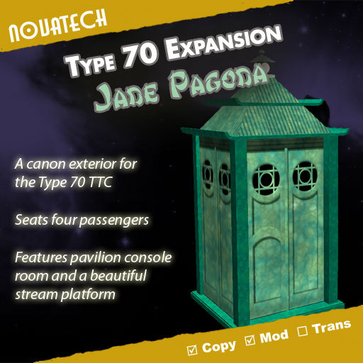 Type 70 TARDIS Form - Jade Pagoda