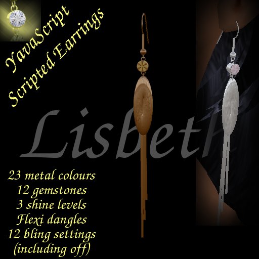 YavaScript Lisbeth multi-metal earrings