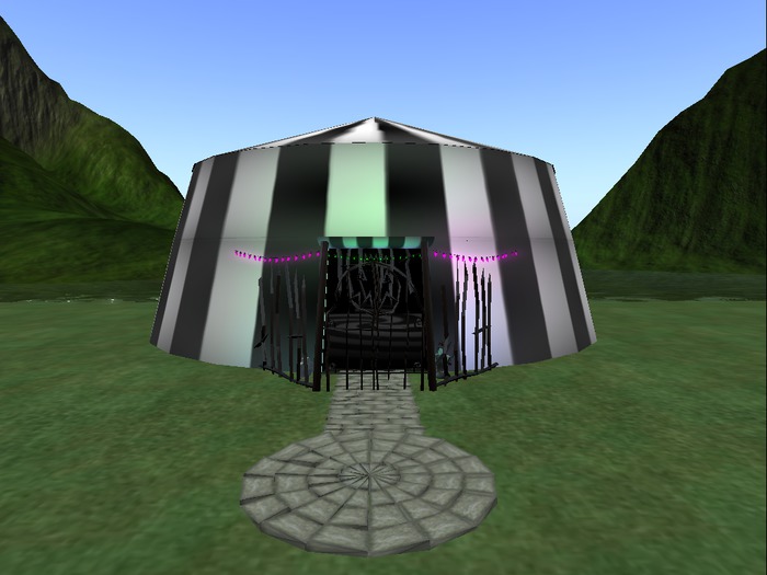 Tim Burton circus house