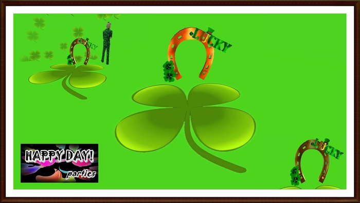 St. Patrick - Rug and Horseshoe Lucky