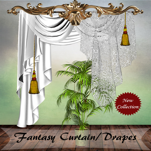 CURTAIN white