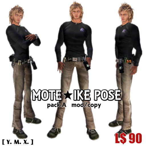 [Y.M.X.] mote*ike pose PACK A