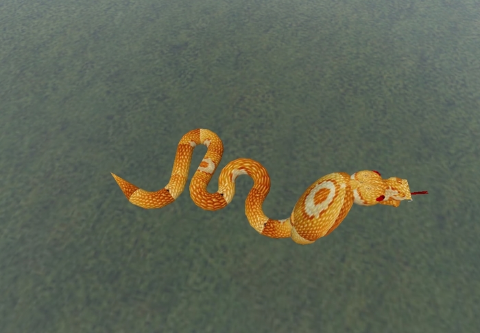 Snake Albino Spotted Cobra with Menu Remote/wander/follow  CAREFUL!!