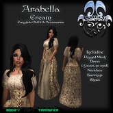 [FPI] Arabella Cream - Complete Medieval Outfit with Jewelry & Shoes
