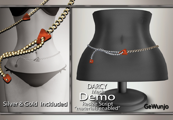 GeWunjo : DARCY belly chain DEMO