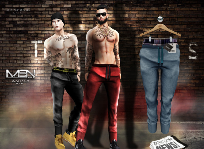 [MSN Design] Gavin Pant [BLUE]