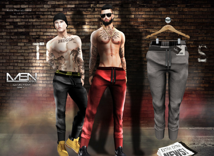 DISCOUNT %67 [MSN Design] Gavin Pant [GREY]