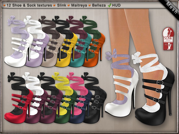 DN Mesh CowGirl Boots w HUD