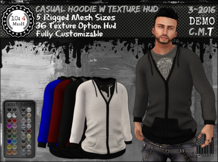 *10: 4 ~ MesH ~ Casual hoodie ~ Demo