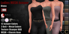 GAS [Ladies MESH Jumper Diana - 12x2x2 Colors with HUD]