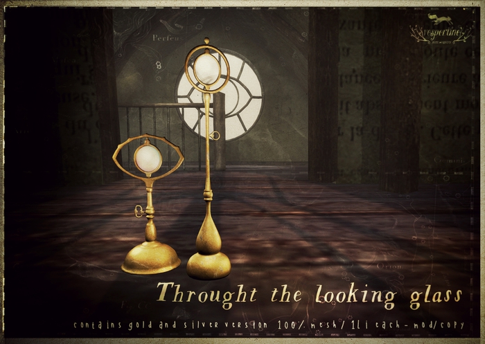 {vespertine}through the looking glasses set. OUTLET