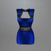 Blue Celtic Knot Fitmesh Dress